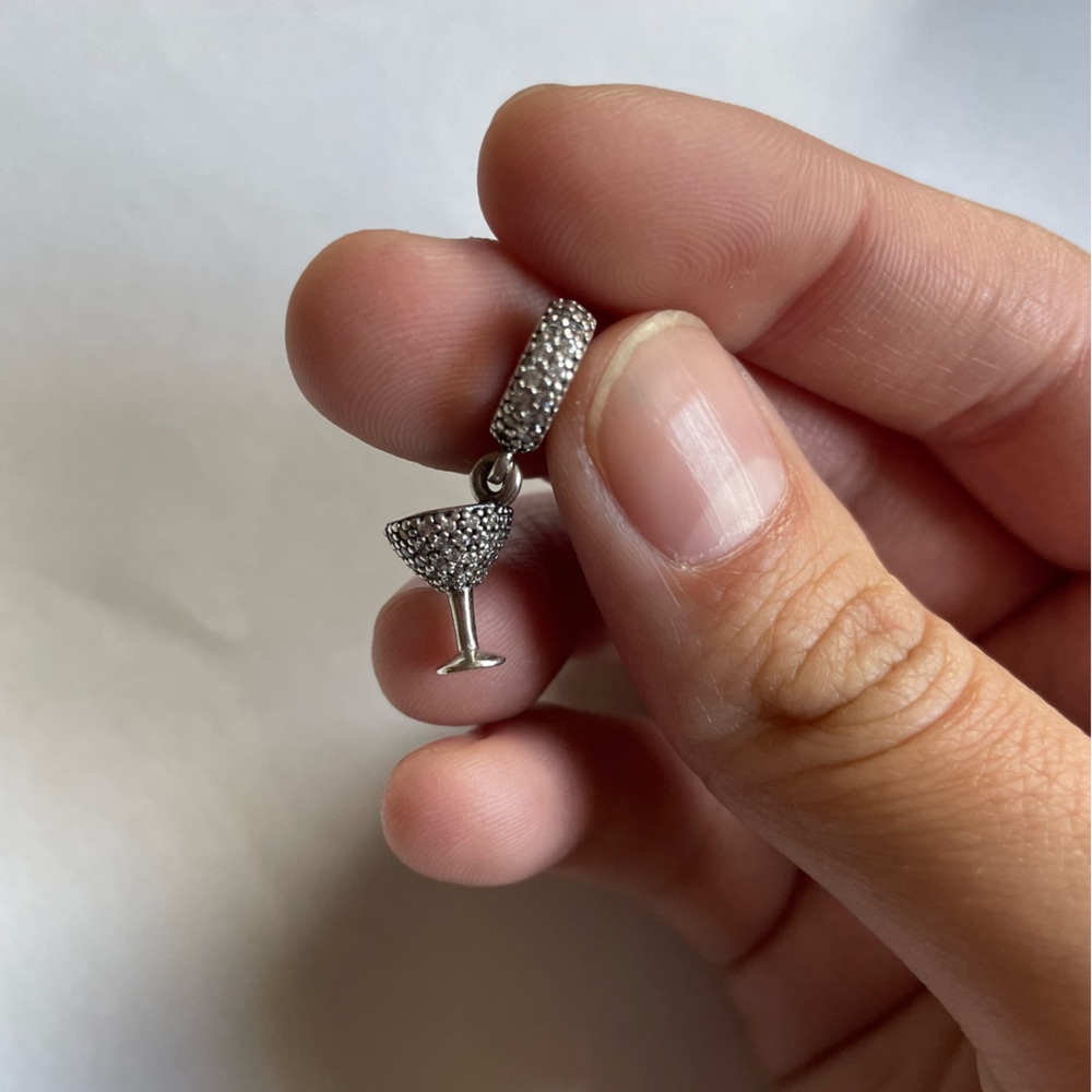 Pandora Charm Martini Glass Dangle